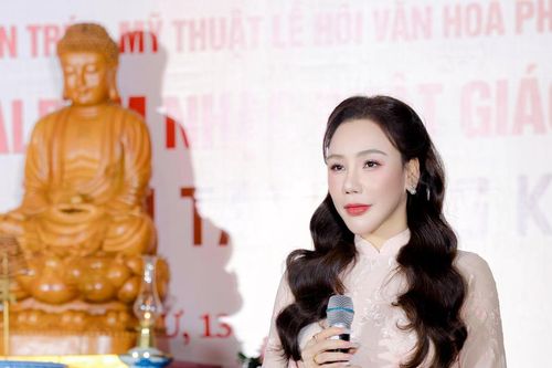 Hồ Quỳnh Hương hát live trong lễ công bố cuộc thi sáng tác nghệ thuật Phật giáo 'Sáng đạo trong đời 2026'