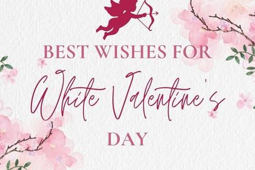 Những mẫu thiệp Valentine 14/3 - Valentine trắng đẹp nhất 2026