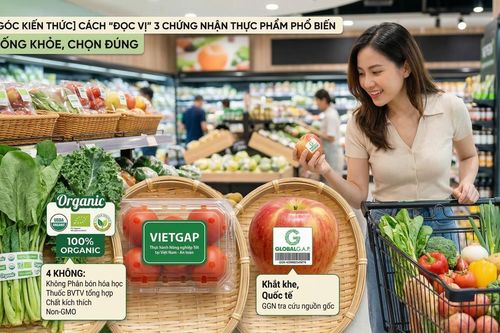 Cách 'đọc vị' 3 chứng nhận thực phẩm phổ biến