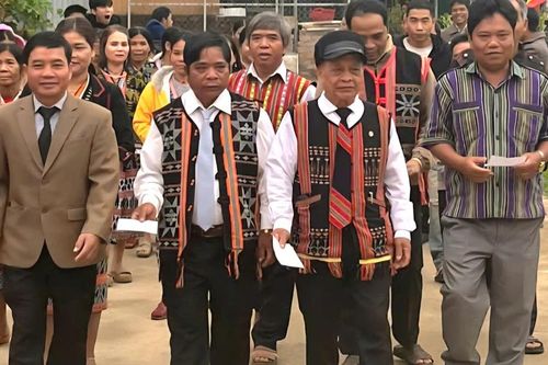 Chùm ảnh: Rộn ràng không khí ngày bầu cử tại các xã biên giới, hải đảo, vùng sâu, vùng xa