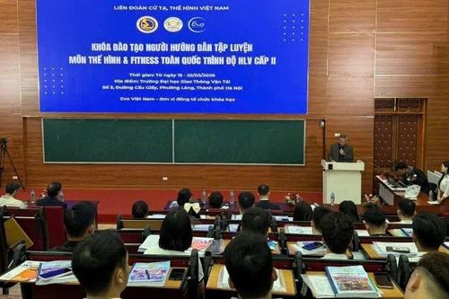 Hơn 200 học viên tham gia lớp huấn luyện viên thể hình cấp II tại Hà Nội