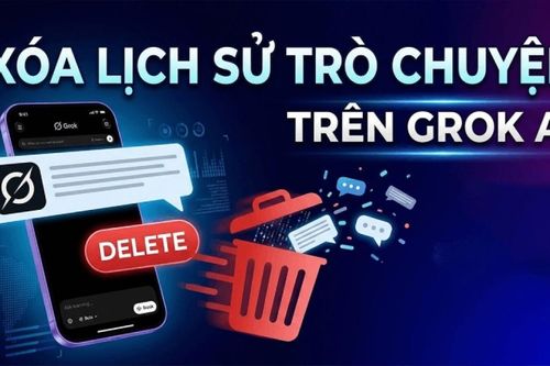 Xóa lịch sử cuộc trò chuyện Grok AI dễ dàng