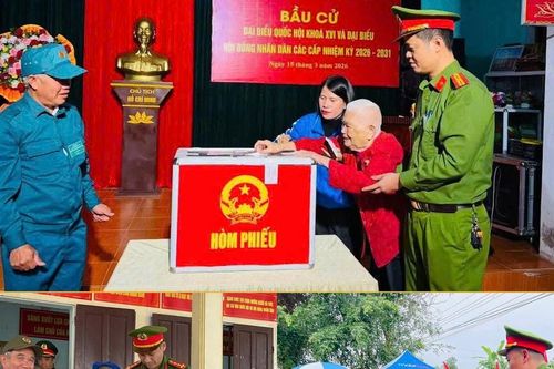Cảm xúc ấn tượng của những 'cử tri đặc biệt' trong ngày bầu cử