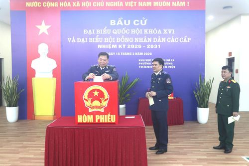 Nhiều địa phương đã đạt tỷ lệ cử tri đi bầu cử trên 99%