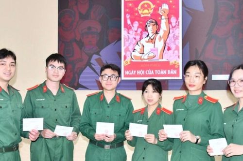 Học viên Học viện Quân y: Vinh dự và tự hào lần đầu đi bầu cử
