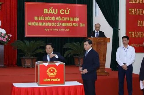 Cử tri Thanh Hóa rộn ràng ngày hội bầu cử