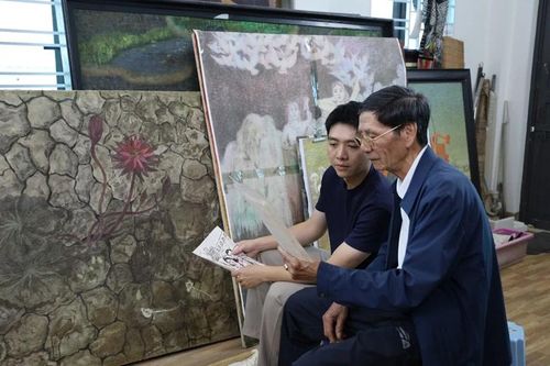 Ký ức một thời vẽ tranh cổ động ngày hội non sông
