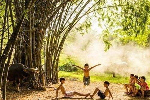 Dưới bóng tre làng