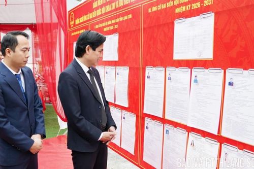 Lãnh đạo tỉnh kiểm tra công tác bầu cử trên địa bàn tỉnh