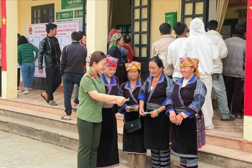Công an tỉnh Lào Cai bảo đảm an ninh, an toàn tuyệt đối ngày bầu cử