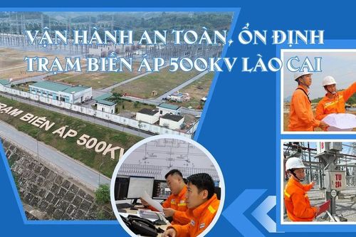 Vận hành an toàn, ổn định Trạm biến áp 500kV Lào Cai