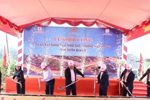 Tuyên Quang khởi công cầu Tùng Tạo gần 50 tỷ đồng thay thế cầu treo bị lũ cuốn