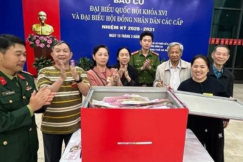 Hà Nội: 99,54% cử tri tham gia bỏ phiếu bầu cử