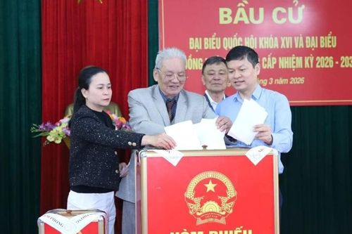 Lào Cai và TP. Huế đạt tỷ lệ 100% cử tri đi bầu cử