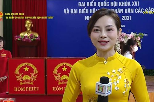 Xã Đa Phúc tấp nập ngày bầu cử