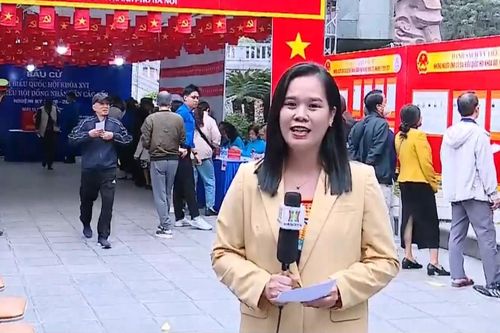 Phường Đống Đa tưng bừng ngày hội bầu cử