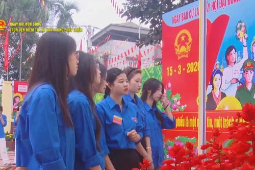 Náo nức ngày hội non sông ở các xã Hương Sơn, Mỹ Đức