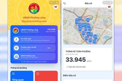 Phường Láng: Khi công nghệ số hòa cùng ngày hội non sông
