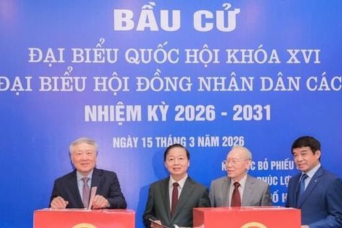 Phường Phúc Lợi: Cử tri háo hức với ngày hội non sông