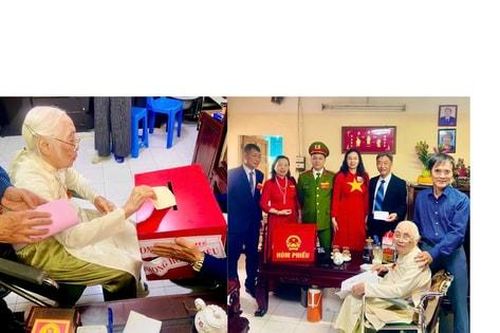 Những cử tri 'đặc biệt' trong ngày hội non sông