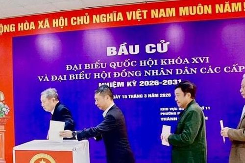 Phường Phú Thượng: Tỷ lệ cử tri đi bầu cử đạt 99,40%