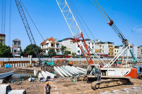 Cận cảnh 'chiến dịch 80 ngày đêm' tại đại công trường chống ngập khẩn cấp của Thủ đô