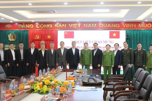 Tăng cường hợp tác, chia sẻ kinh nghiệm giữa Bộ Công an Trung Quốc và Công an Hà Nội
