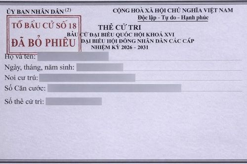 Cảnh báo nguy cơ lộ, lọt thông tin cá nhân khi đăng ảnh thẻ cử tri lên mạng xã hội