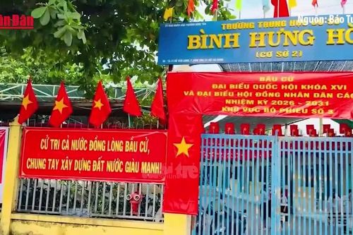 Hơn 9,4 triệu cử tri tại Thành phố Hồ Chí Minh bỏ phiếu bầu cử, đạt tỉ lệ 99%