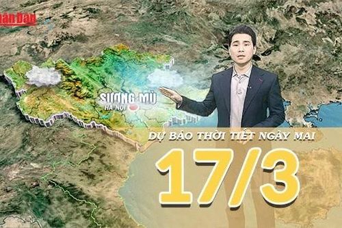 Dự báo thời tiết đêm nay và ngày mai 17/3/2026: Bắc Bộ hửng nắng mạnh, Nam Bộ nắng nóng cục bộ