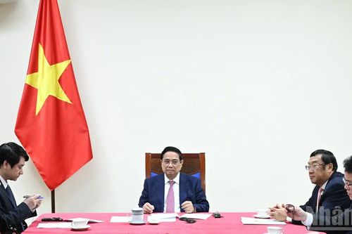 Thủ tướng Phạm Minh Chính điện đàm với Tổng thống Angola João Manuel Gonçalves Lourenço
