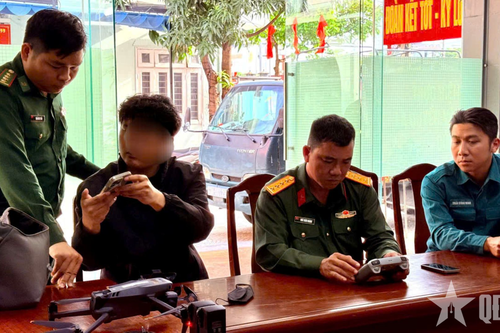 Đà Nẵng: Đồn Biên phòng Sơn Trà xử phạt 1 trường hợp sử dụng tàu bay không người lái chưa được cấp phép