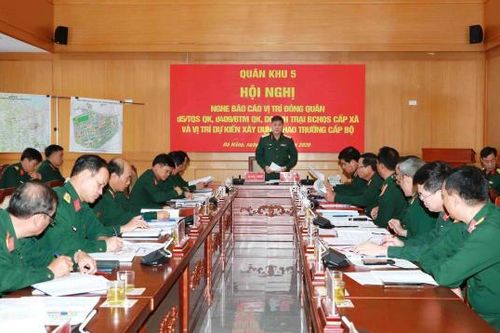 Quân khu 5 dự kiến quy hoạch một số đơn vị