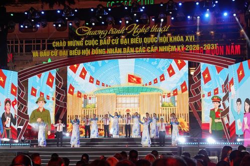 Rực rỡ chương trình nghệ thuật mừng thành công của 'Ngày hội non sông'