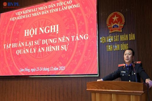 VKSND tỉnh Lâm Đồng phát động chiến dịch nhập dữ liệu trên nền tảng Quản lý án hình sự