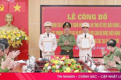 9 cán bộ từ đơn vị trực thuộc Bộ Công an nhận nhiệm vụ tại các xã biên giới Hà Tĩnh