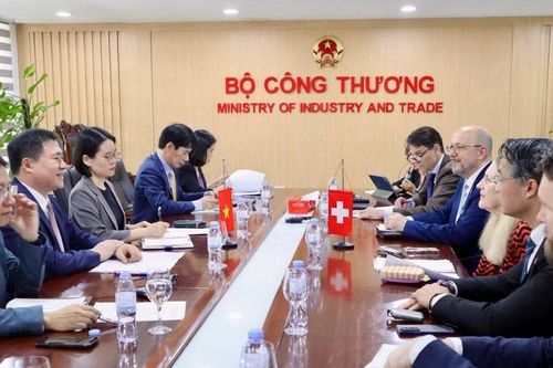 Việt Nam-Thụy Sĩ đẩy nhanh tiến trình đàm phán FTA Việt Nam-EFTA