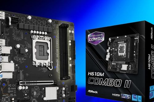 ASRock H610M Combo II: Bo mạch chủ độc đáo hỗ trợ linh hoạt cả RAM DDR4 và DDR5