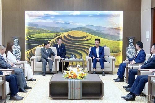 Phó Chủ tịch Thường trực UBND tỉnh Nguyễn Thế Phước tiếp Tập đoàn Xây dựng Thái Bình Dương (Trung Quốc)