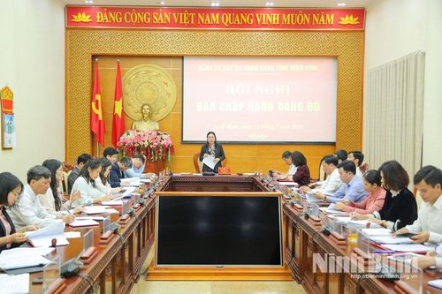 Ban Chấp hành Đảng bộ các cơ quan Đảng tỉnh thảo luận, cho ý kiến vào nhiều nội dung quan trọng