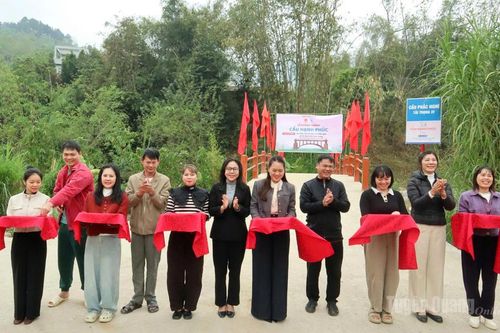 Xã Yên Minh khánh thành công trình chào mừng thành công cuộc bầu cử
