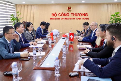 Việt Nam - Thụy Sỹ: Định hướng thúc đẩy đàm phán Hiệp định Thương mại tự do giữa Việt Nam và Khối EFTA