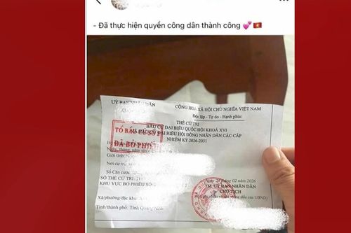 Cảnh báo lộ lọt thông tin cá nhân khi đăng ảnh thẻ cử tri