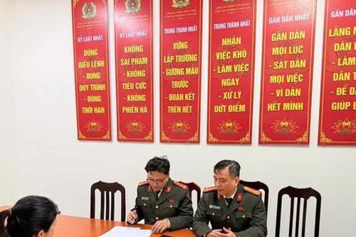 Công an phường Ô Chợ Dừa xử lý trường hợp đăng tải nội dung vi phạm quy định về bầu cử