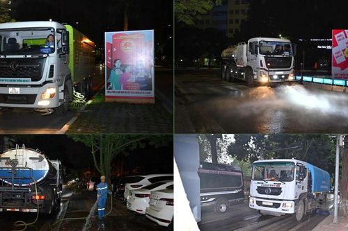 URENCO góp phần giữ gìn diện mạo văn minh đô thị trong ngày hội bầu cử