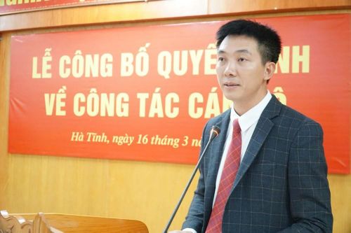 Hà Tĩnh bổ nhiệm Chủ tịch phường làm Phó Giám đốc Sở Xây dựng
