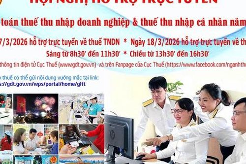 Hỗ trợ trực tuyến quyết toán thuế năm 2025