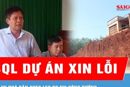 Đồng Nai: Ban Quản lý dự án xin lỗi sau vụ nhà dân cheo leo do thi công đường