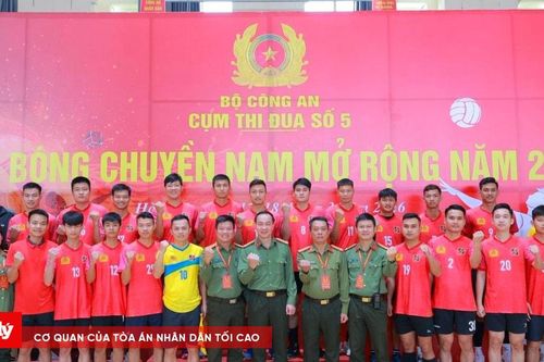 Khai mạc Giải Bóng chuyền nam Cụm thi đua số 5 - Bộ Công an