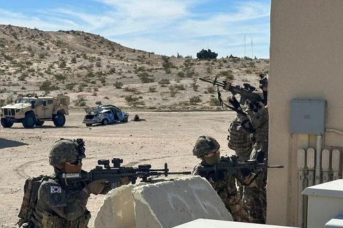 Hàn Quốc và Mỹ tiến hành tập trận chung tại sa mạc Mojave